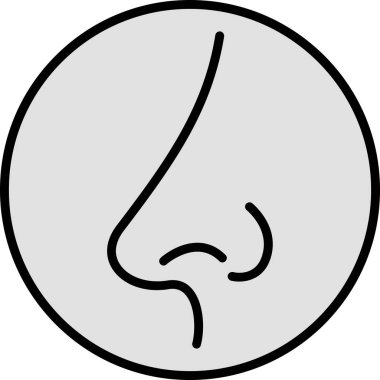 kadın baş simge vektör illüstrasyonu