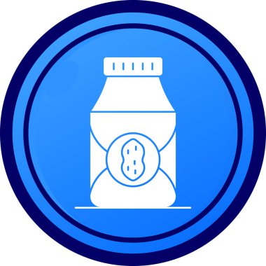 Yağ şişesi simgesi modaya uygun şekilde izole edilmiş arkaplan