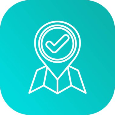 vektör renk simgesini kontrol et