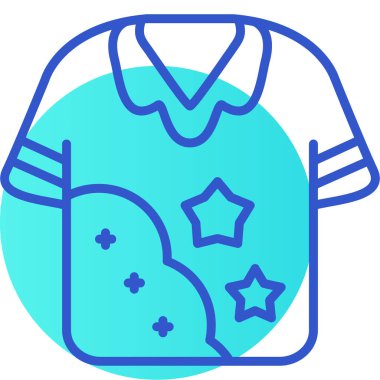 giysi simgesi vektör illüstrasyonu