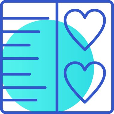 Bir kalbin vektör illüstrasyonu