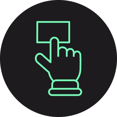 vektör el simgesi, resimleme