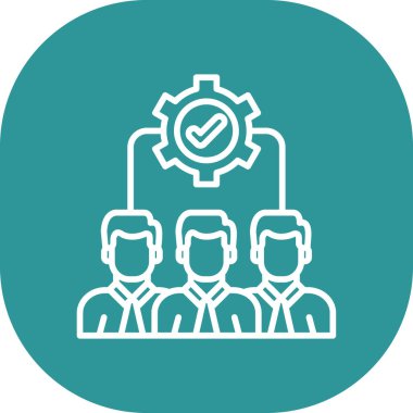 İnsan simgesinin vektör illüstrasyonu