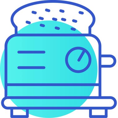 Gaz sobasının vektör illüstrasyonu