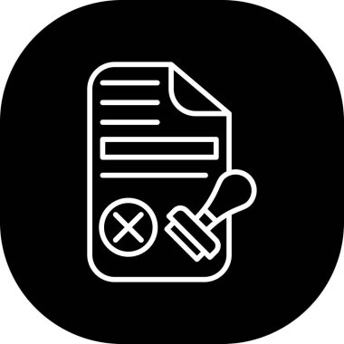 Belge simgesinin vektör illüstrasyonu