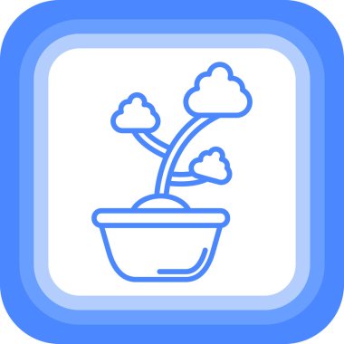 Bir bitkinin vektör illüstrasyonu