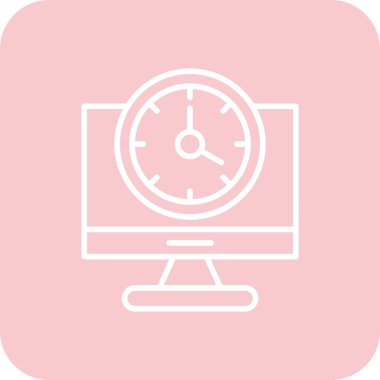 Modern dizüstü bilgisayarın vektör simgesi