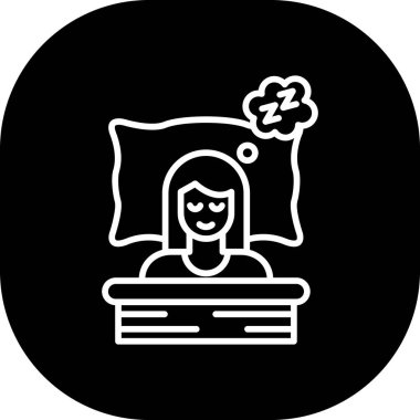 Maskeli bir kadının vektör çizimi