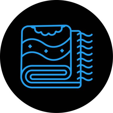 Bir kitap simgesinin vektör illüstrasyonu