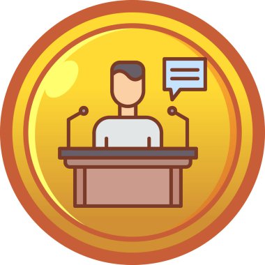 iş vektörü illüstrasyonu modern çizgi simgesi