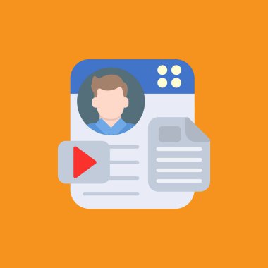 Çevrimiçi araştırma vektör simgesi