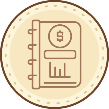 Para için. Web simgesi basit illüstrasyon