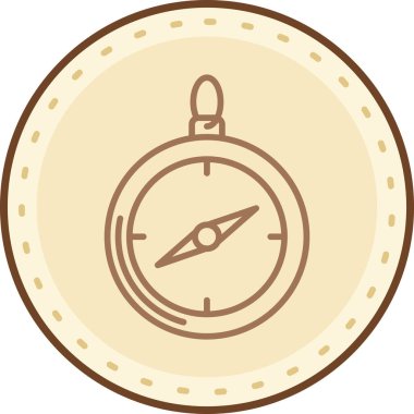 pusula simgesi modadan izole edilmiş arkaplan