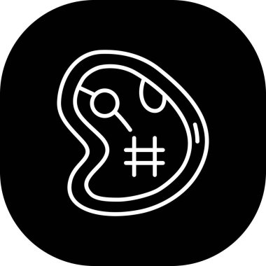 Gıda simgesinin vektör illüstrasyonu