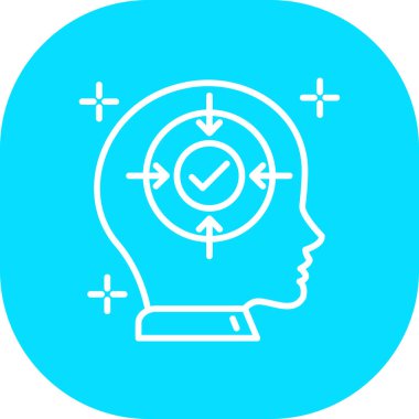 fikir simgesi, vektör illüstrasyonu