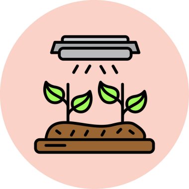 Modern sera simgesinin vektör illüstrasyonu