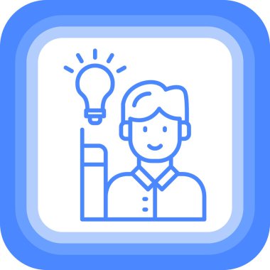 iş fikri kutsal kişilerin resmi, vektör çizim