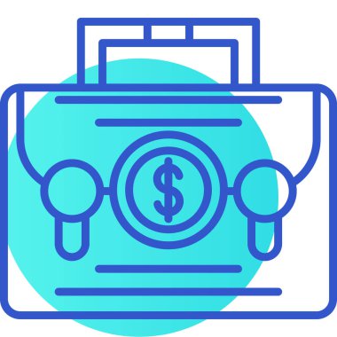 iş finans para simgesi Doldurulmuş dış hat biçimi