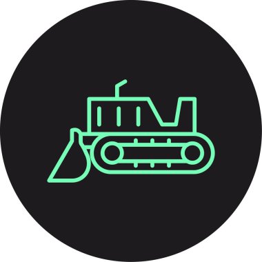 Bir tren simgesinin vektör illüstrasyonu