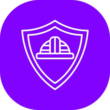 kalkan ikon vektör illüstrasyonu