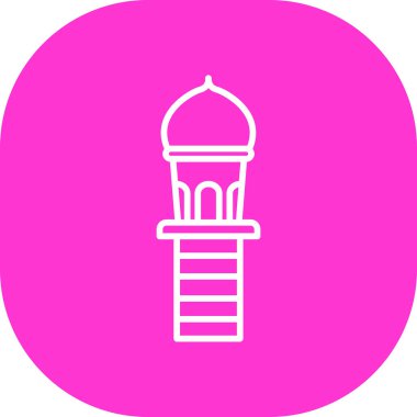 Cami. Web simgesi basit illüstrasyon