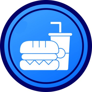 Gıda simgesinin vektör illüstrasyonu