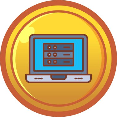 Para için. Web simgesi basit illüstrasyon