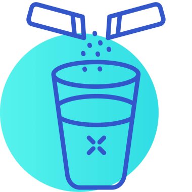 içecek simgesi, vektör illüstrasyonu