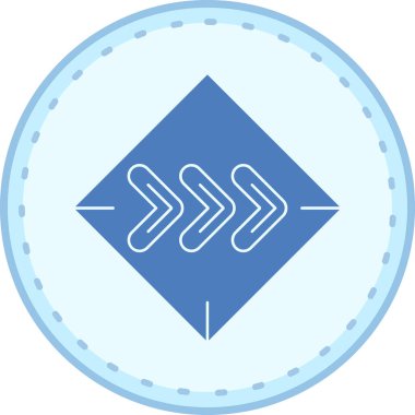 Ok. Web simgesi basit illüstrasyon