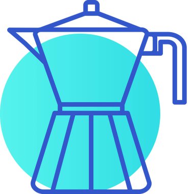 Kahve makinesi. Basit resimleme