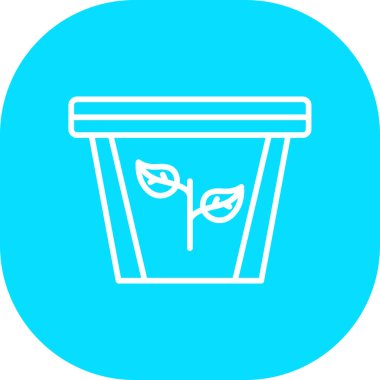 Çöp kutusu simgesi. vektör illüstrasyonu