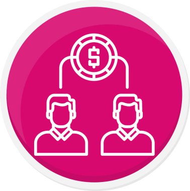 Takım simgesi vektör illüstrasyonu