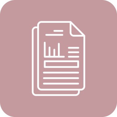 belge simgesi vektör illüstrasyonu