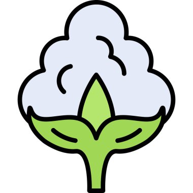 çiçek simgesi vektör illüstrasyonu