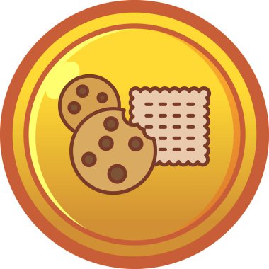 Çikolata şeklinde çikolatalı kurabiye.