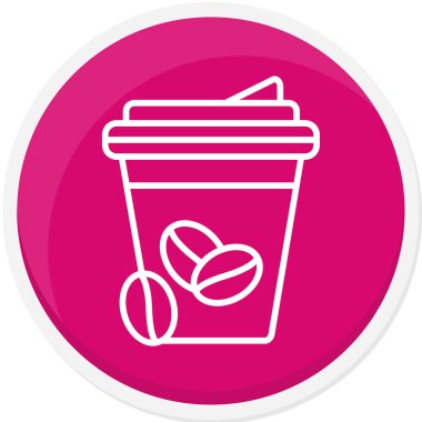 Kahve fincanının vektör çizimi