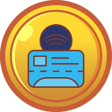 para sikkesi simgesi, vektör illüstrasyonu