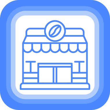 Bina. Web simgesi basit illüstrasyon