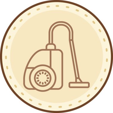 Tek bir simgenin vektör illüstrasyonu