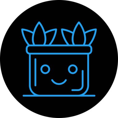 Esrar. Web simgesi basit illüstrasyon