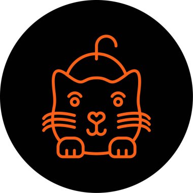 Vektör illüstrasyonu, basit simge