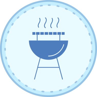 bbq barbekü vektör çizimi