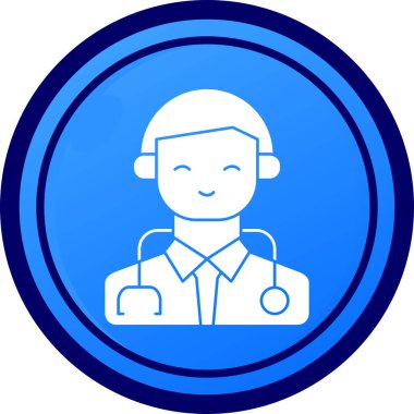 Doktor Simge vektör illüstrasyonu