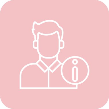 kullanıcı vektörü çizim çizgisi simgesi