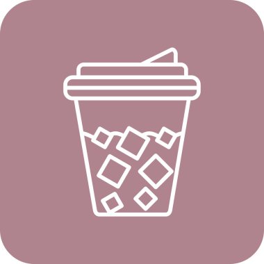 kahve fincanı simgesi, vektör illüstrasyonu