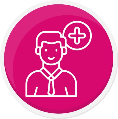 man simgesi vektör illüstrasyonu