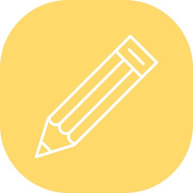 Kalem. Web simgesi basit illüstrasyon