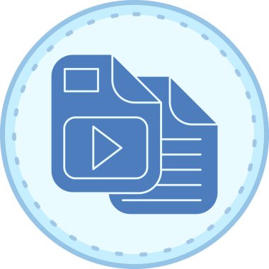 Bir oyun simgesinin vektör illüstrasyonu