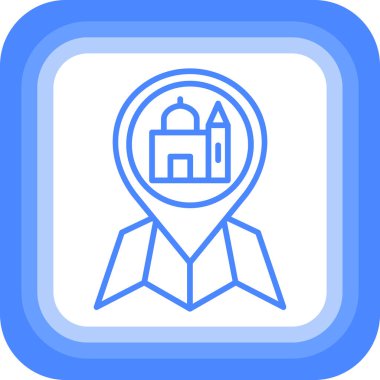 Modern simgenin vektör illüstrasyonu