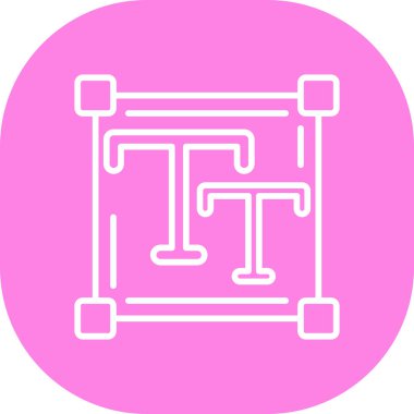 Modern b 'nin vektör illüstrasyonu eksik simgesi